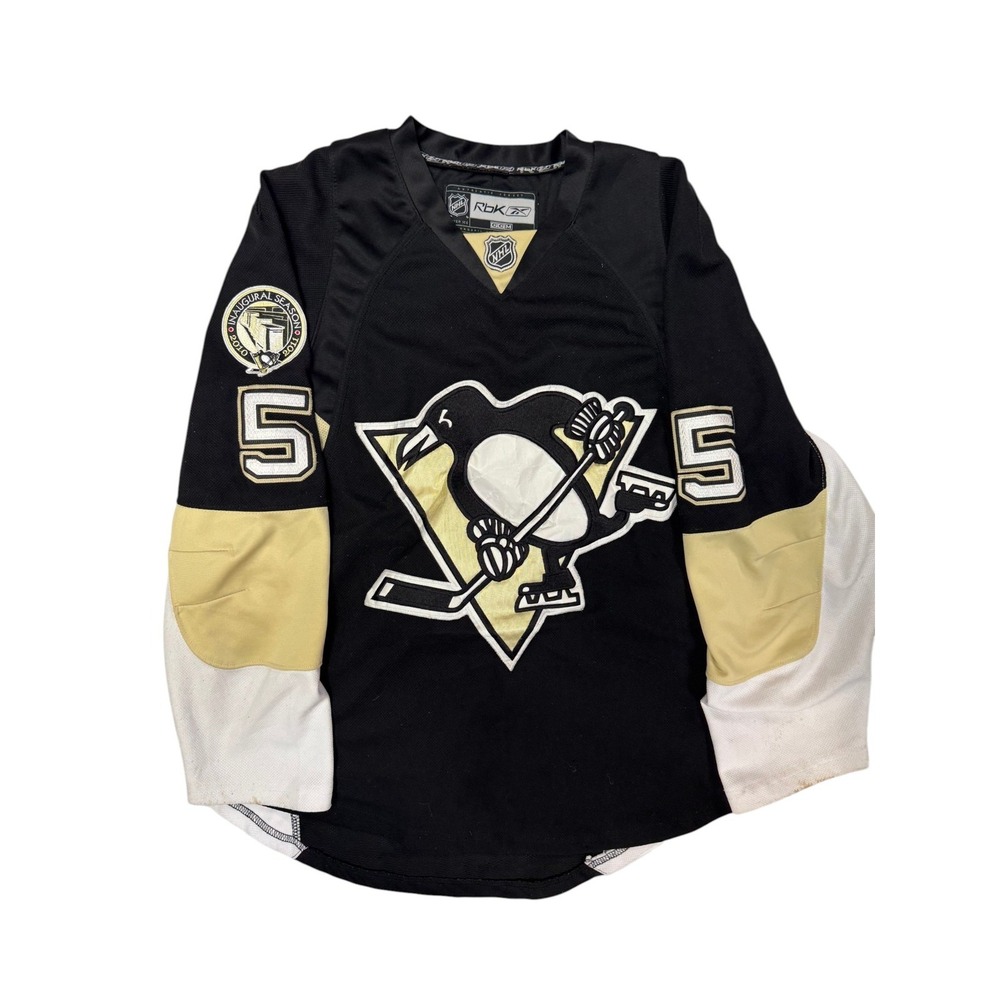 Reebok NHL Pittsburgh Penguins Deryk Engelland #5 Jersey Size 50